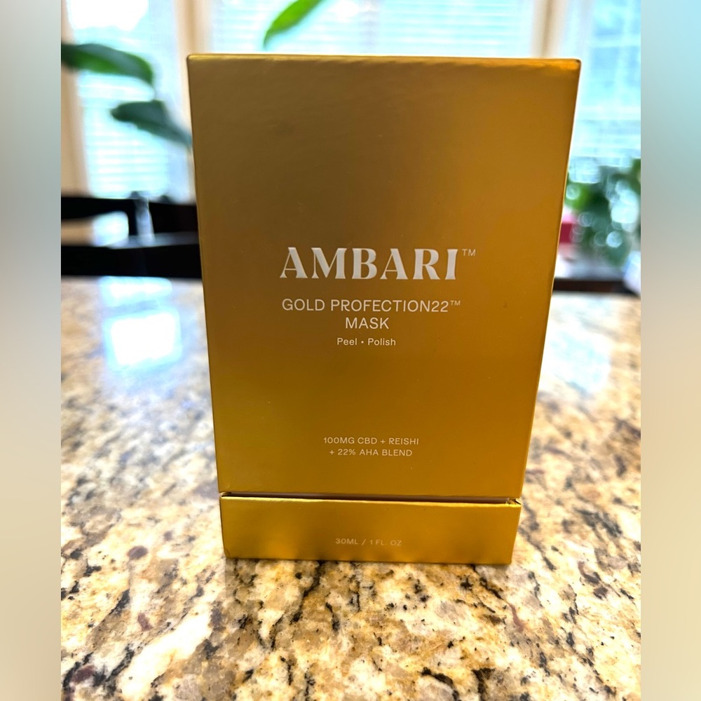 NIB Ambari Gold Profection22 Mask (sealed box)